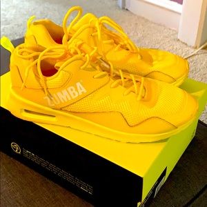 Yellow Zumba Shoe